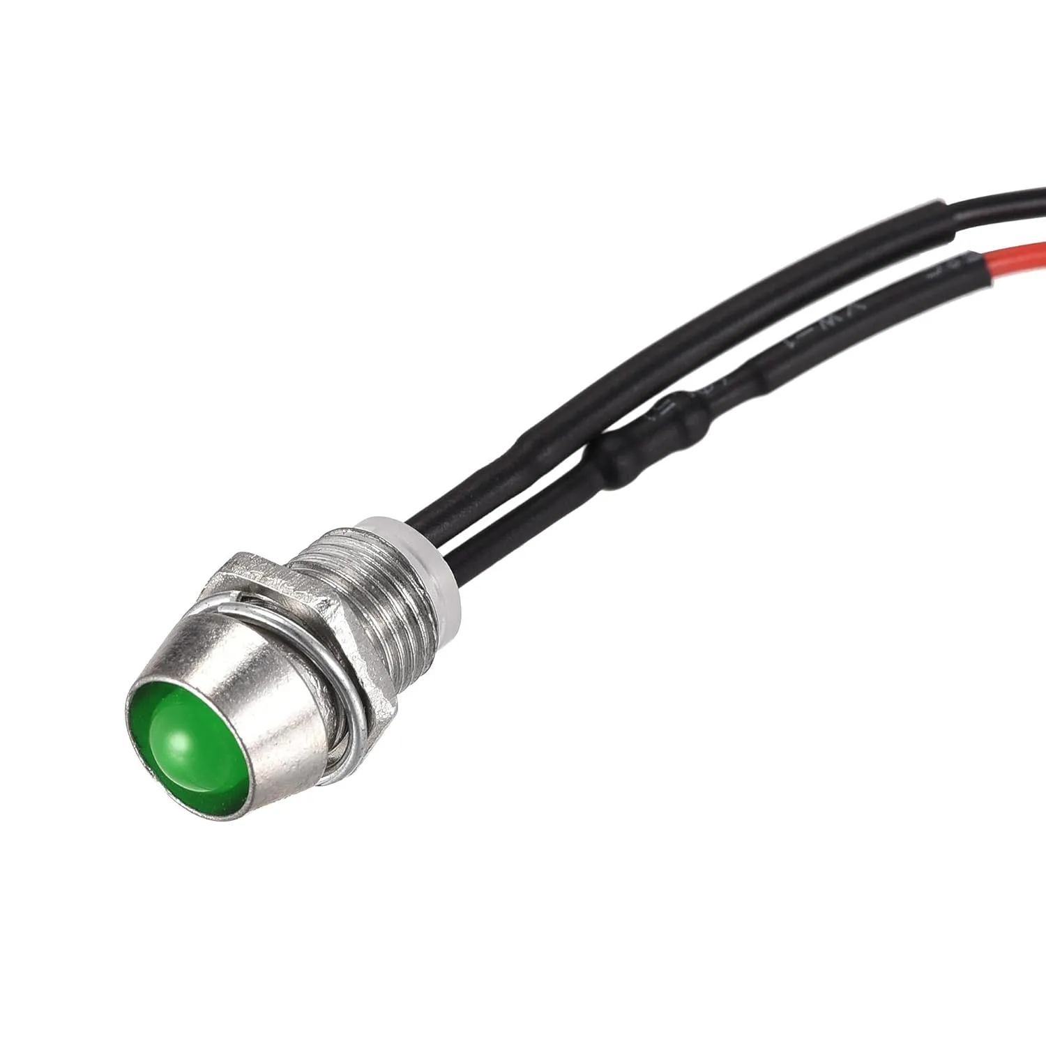 12-18V Spherical LED Metal Indicator Light with Cable