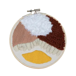 14CM Embroidered Hoop Organic