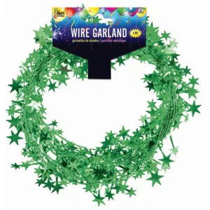 25 FT. STAR GARLAND - GREEN