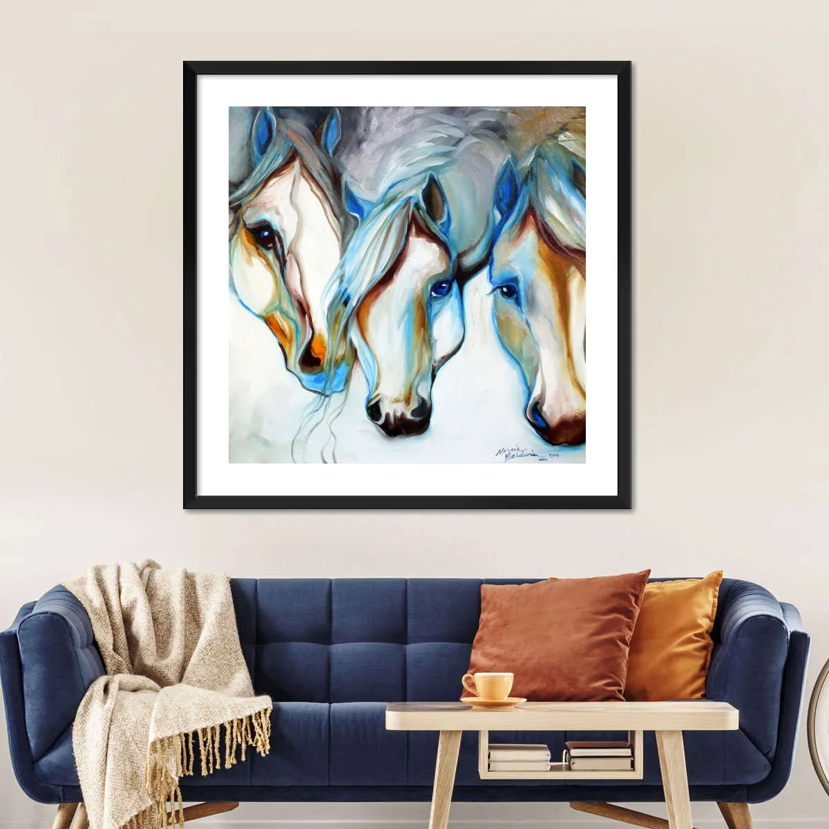 3 Nobles Equine Abstract Wall Art