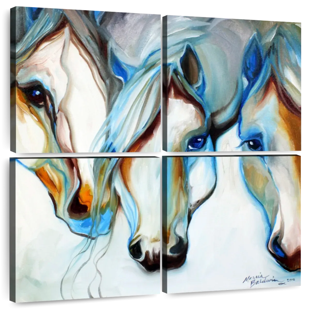 3 Nobles Equine Abstract Wall Art