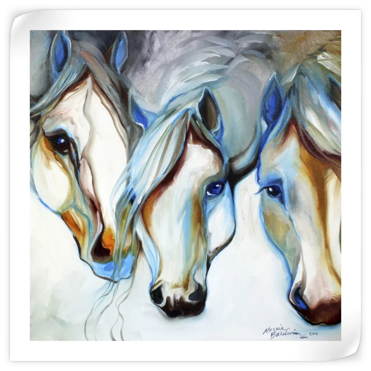 3 Nobles Equine Abstract Wall Art