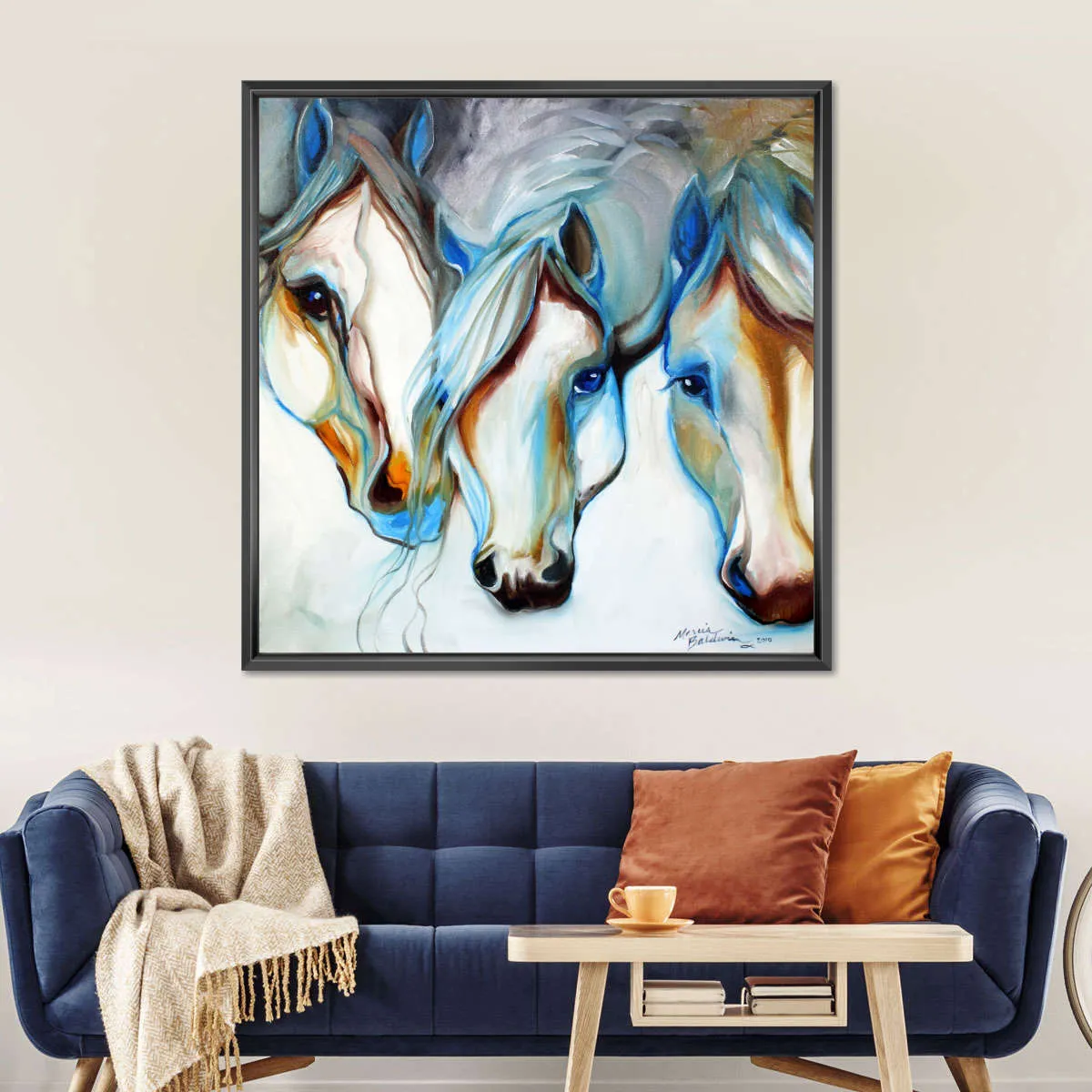 3 Nobles Equine Abstract Wall Art