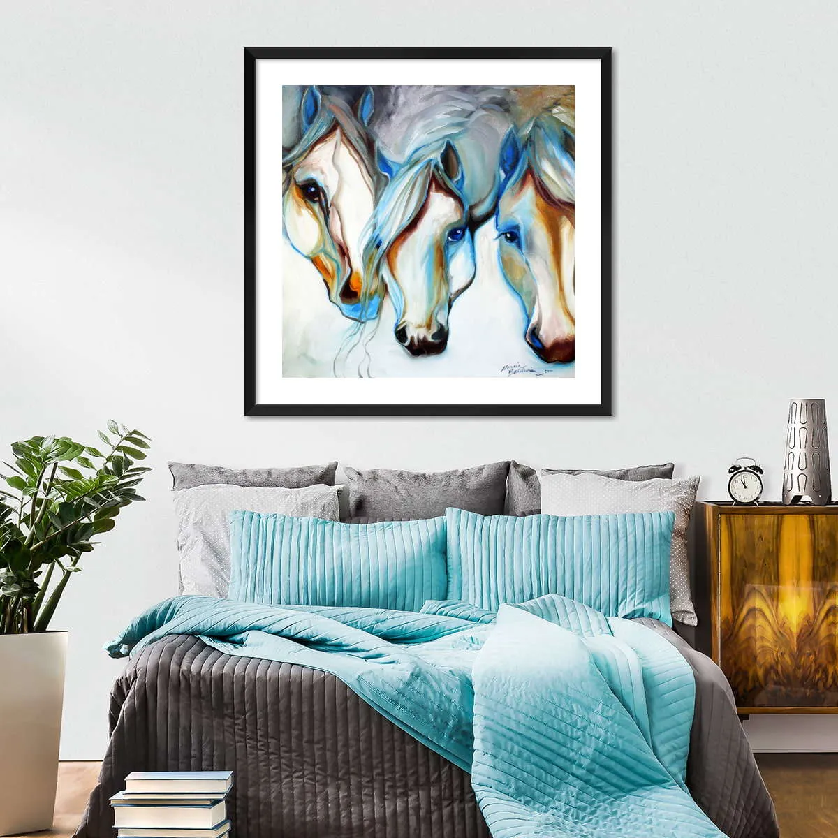 3 Nobles Equine Abstract Wall Art