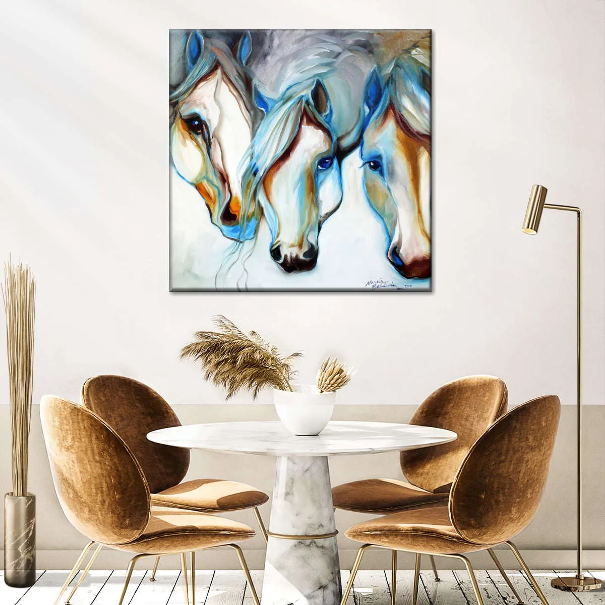 3 Nobles Equine Abstract Wall Art