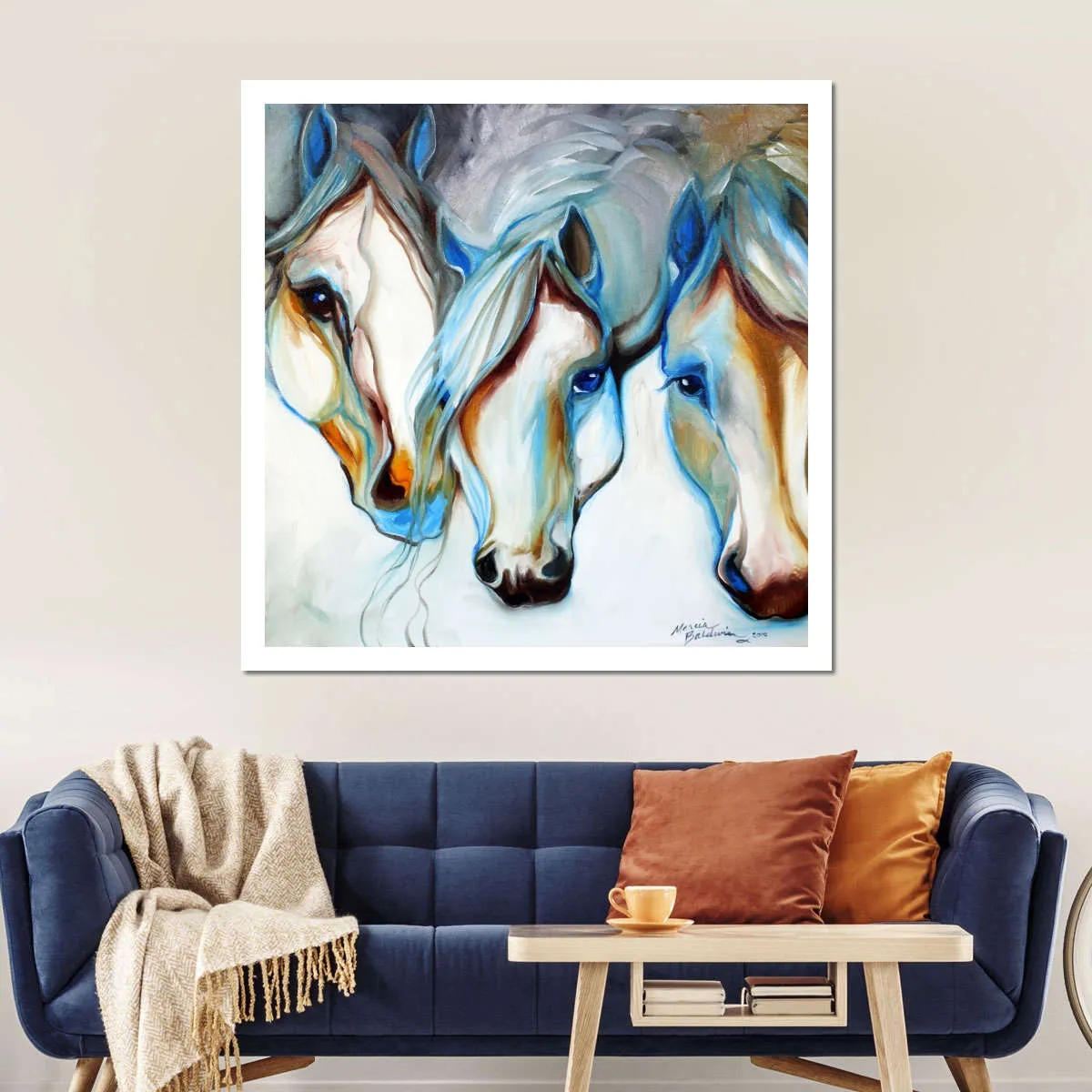 3 Nobles Equine Abstract Wall Art