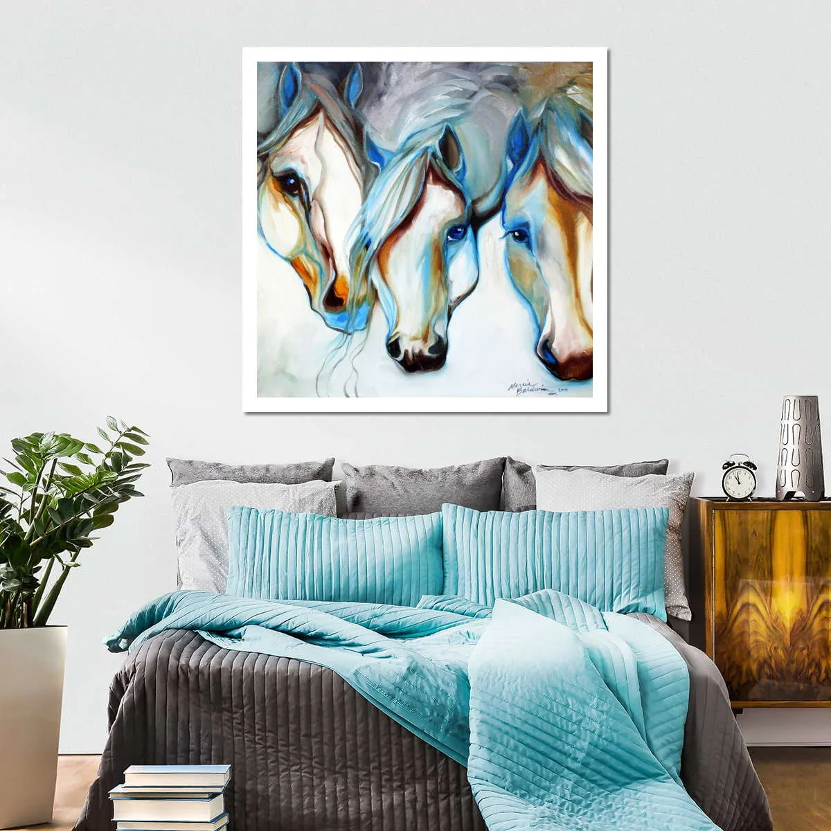 3 Nobles Equine Abstract Wall Art