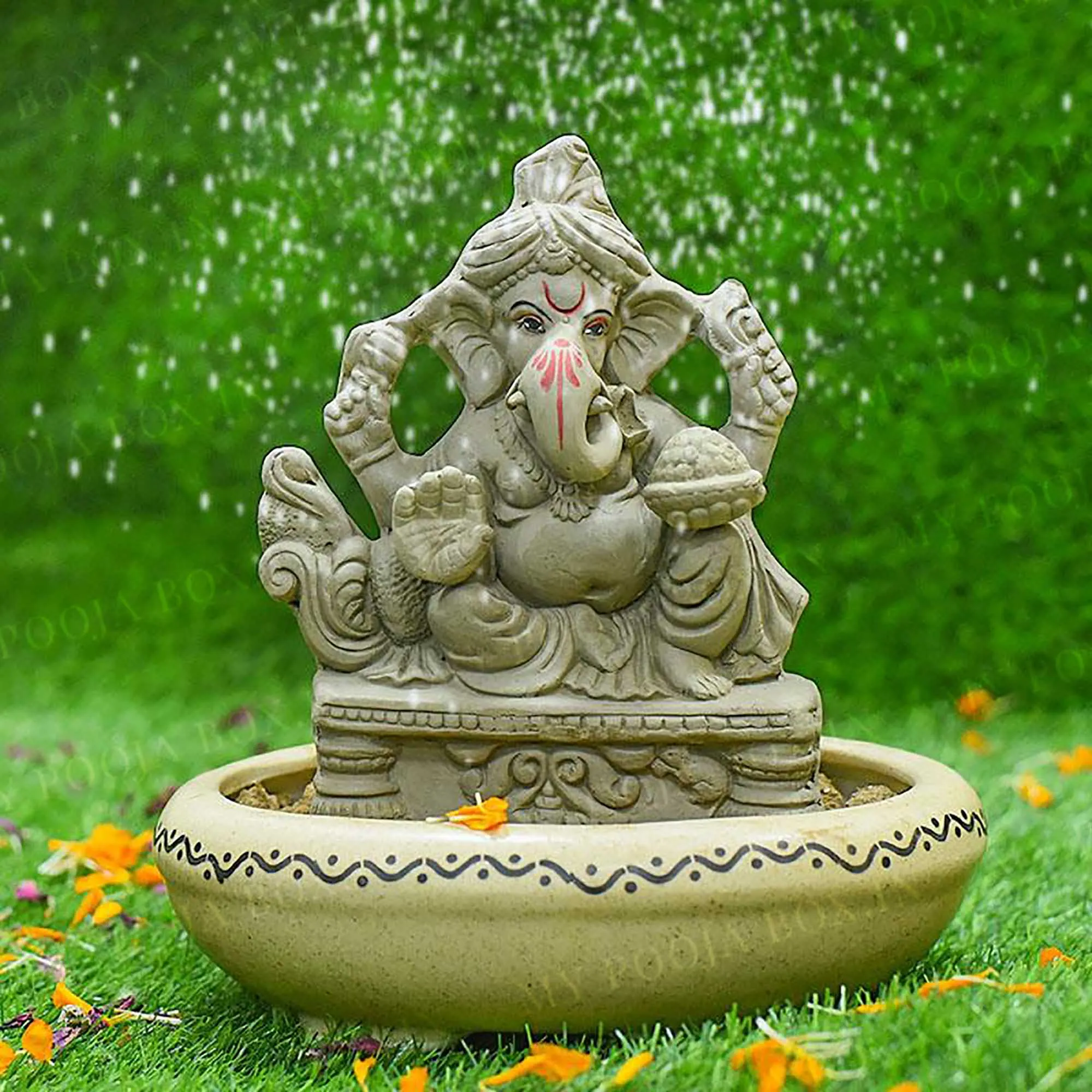 8INCH Achyuth Eco-Friendly Ganpati | Plant-A-Ganesha