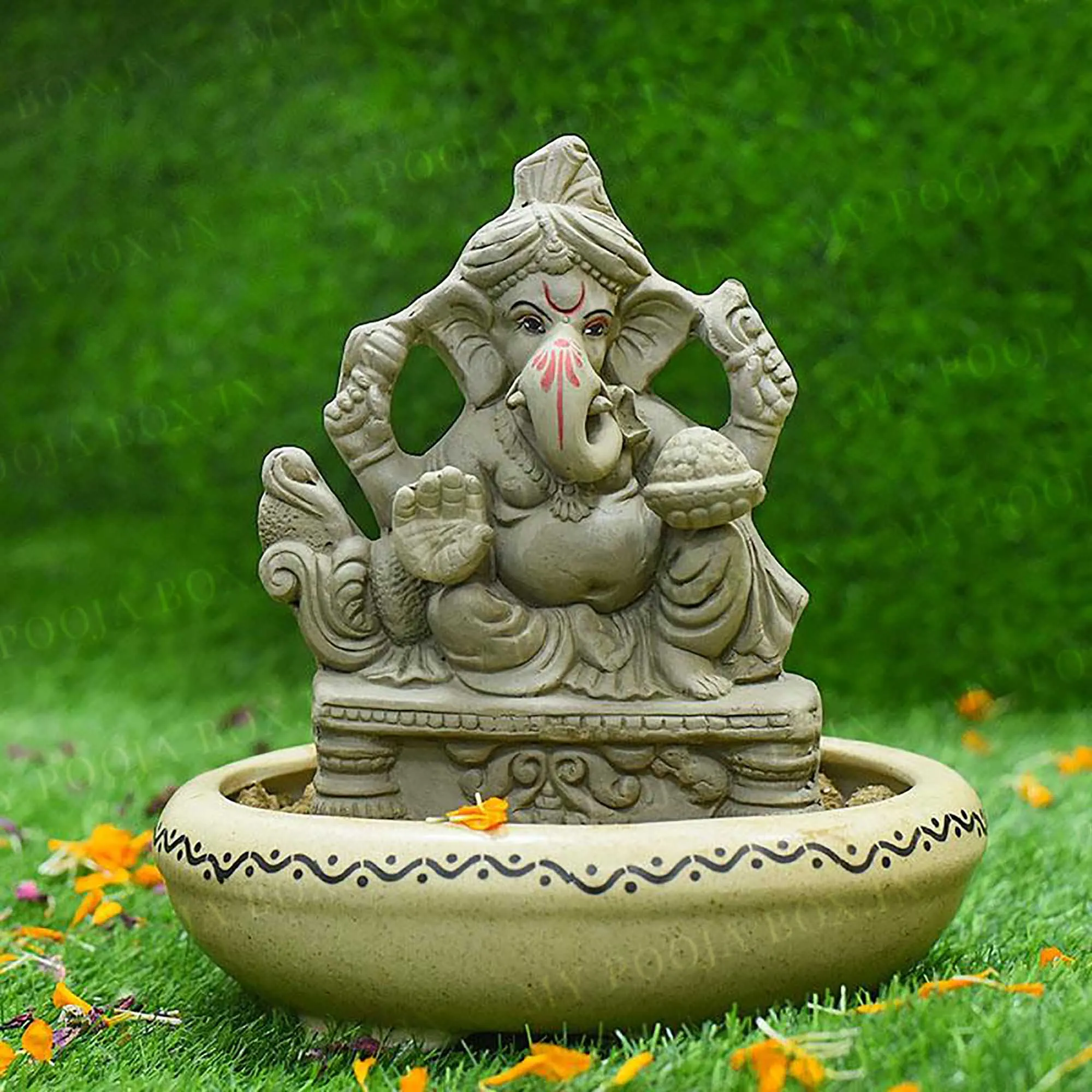 8INCH Achyuth Eco-Friendly Ganpati | Plant-A-Ganesha