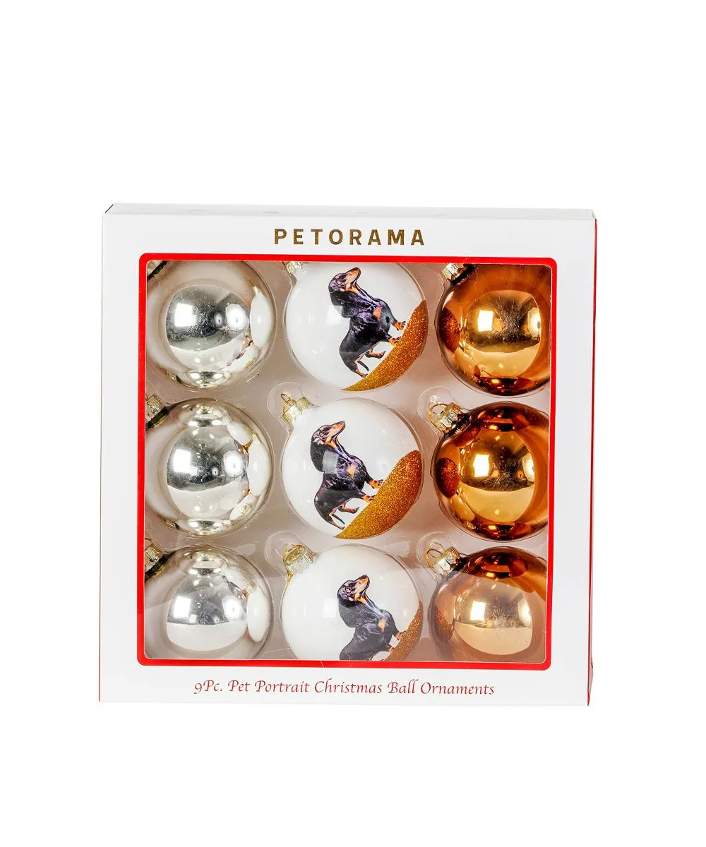 9 Pcs Christmas Ball Ornament Set