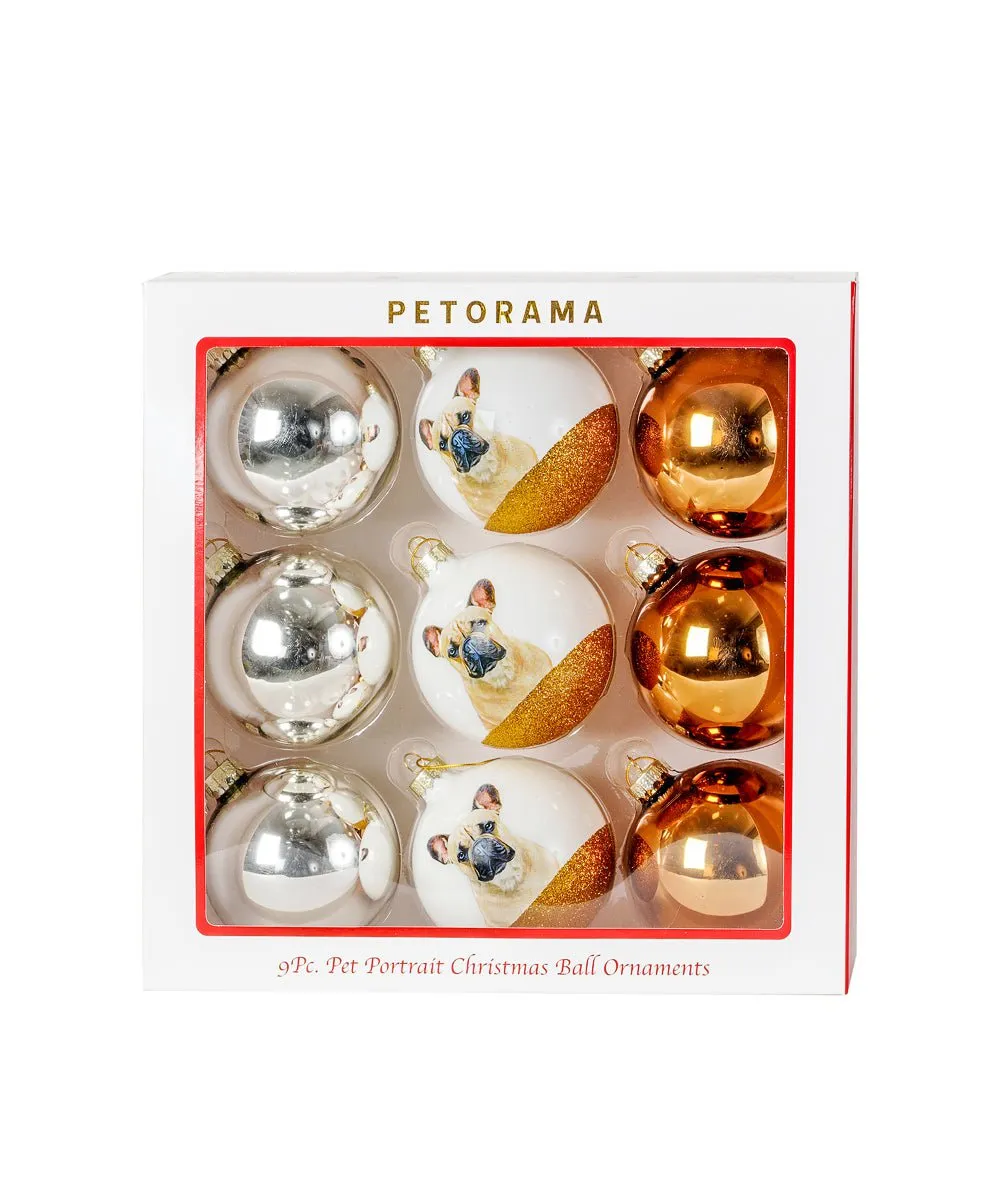 9 Pcs Christmas Ball Ornament Set