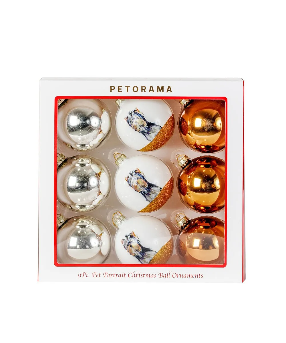 9 Pcs Christmas Ball Ornament Set