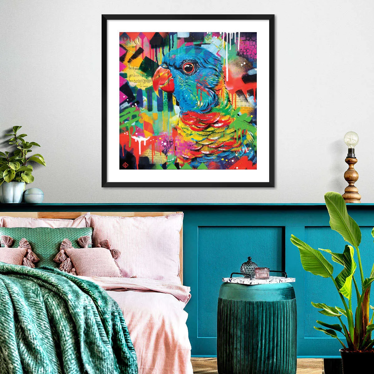 A Chattering Rainbow Wall Art