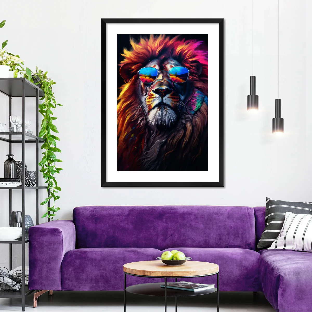 A Cool Lion Wall Art