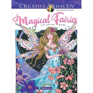 Adult Coloring Book Creative Haven Magical Fairies Coloring Book