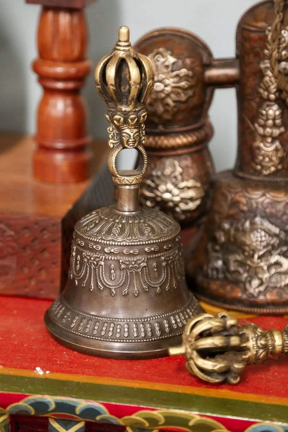 Auspicious Bell & Dorje Set with Case