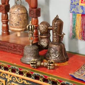 Auspicious Bell & Dorje Set with Case