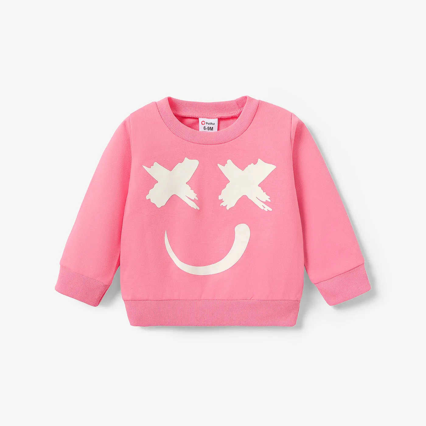 Baby Boy/Girl Glow in The Dark Print Long-sleeve Sweatshirt