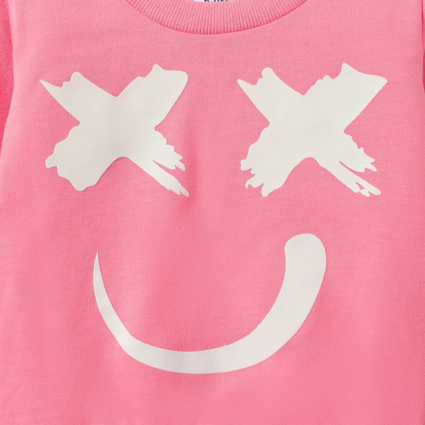 Baby Boy/Girl Glow in The Dark Print Long-sleeve Sweatshirt