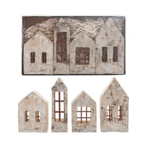 Birch Bark House Set