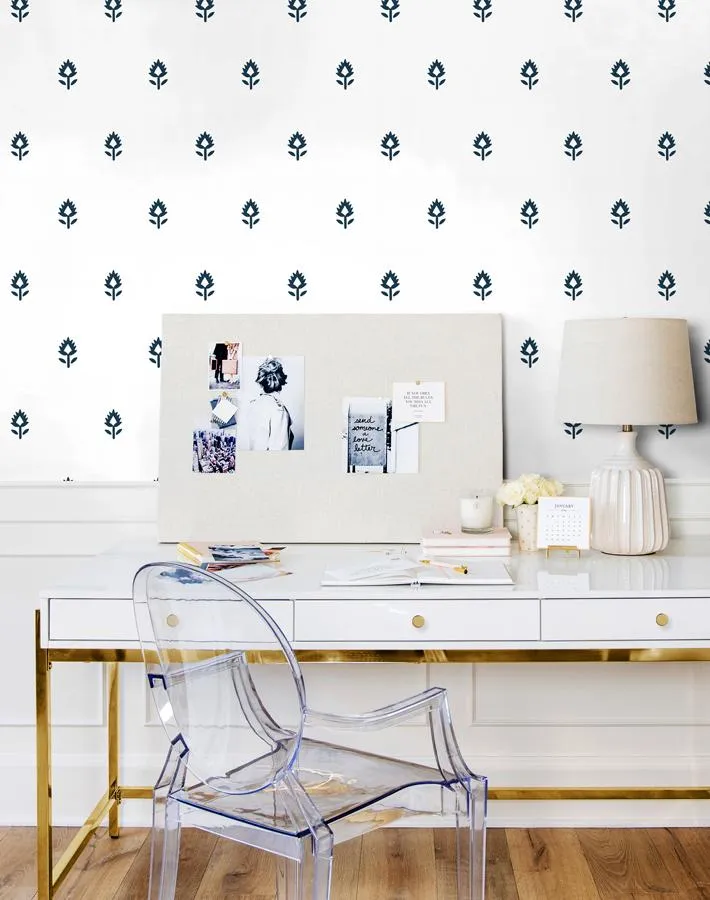 Block Print Wallpaper