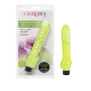 Calexotics Glow In The Dark Jelly Penis Vibrator