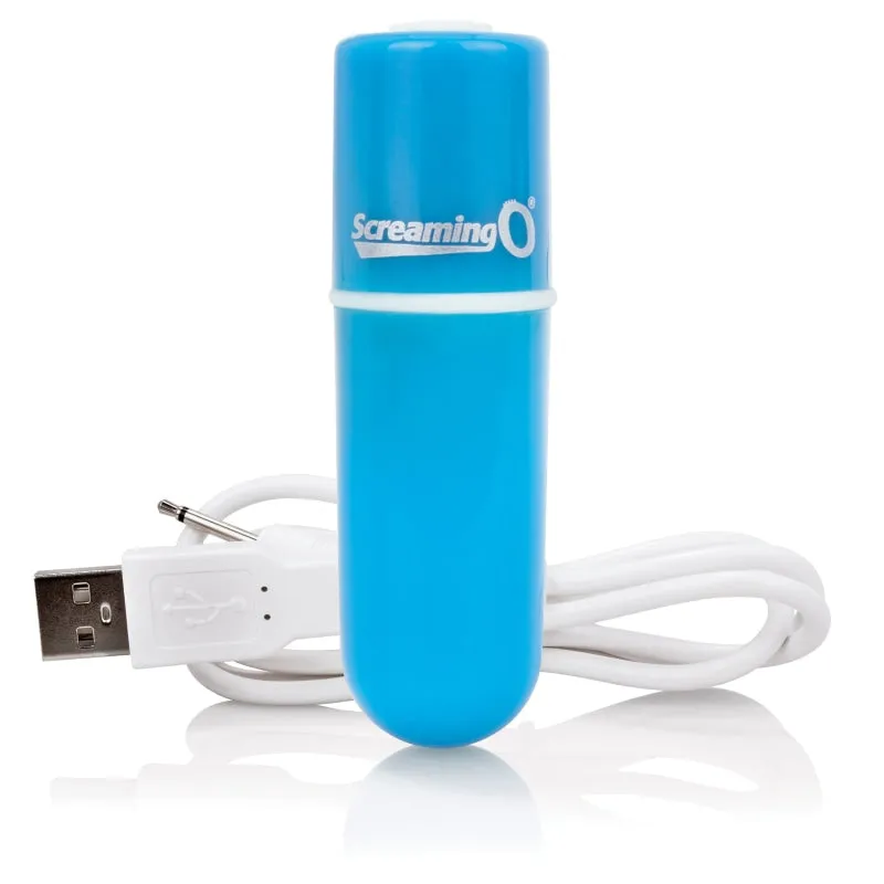 Charged Vooom Rechargeable Bullet Vibe - Blue