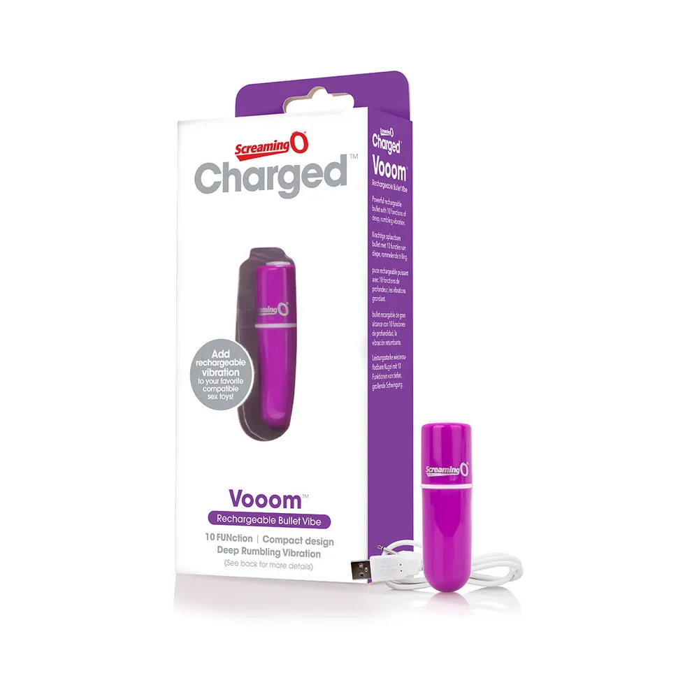 Charged Vooom Rechargeable Bullet Vibe - Purple