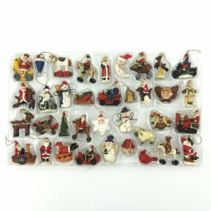 Charming May Dept Stores Vintage Christmas Ornaments Set of 36 - Very Good - Home for the Holidays