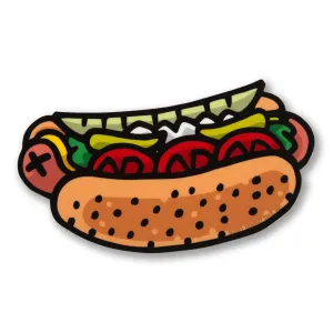 Chicago Style Hot Dog Sticker