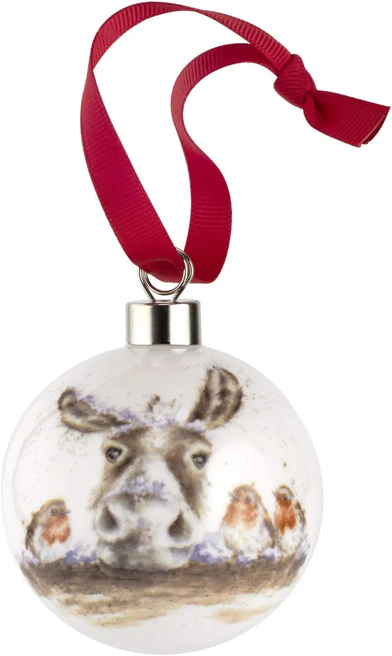 Choice of Illustrated Boxed Christmas Baubles