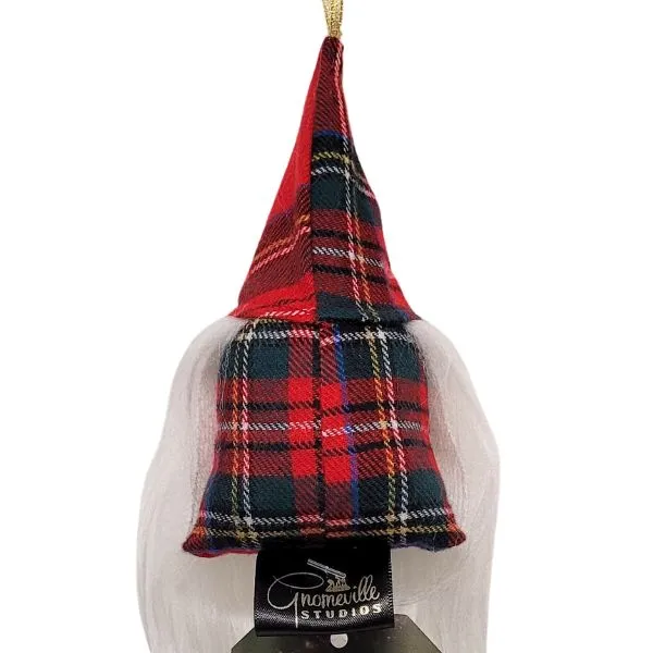 Christmas Plaid Gnome Ornament