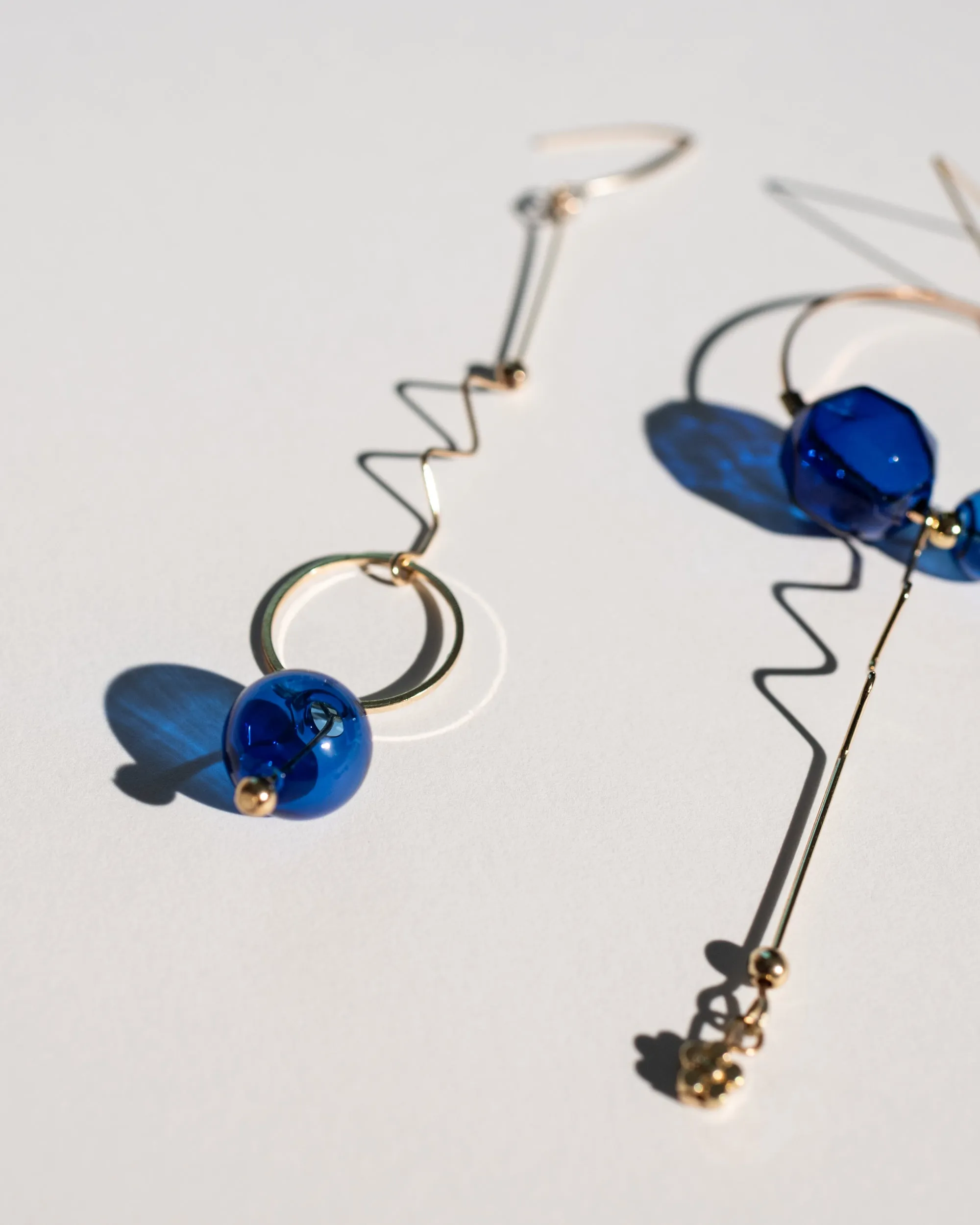 Clara Earrings in Royal Blue