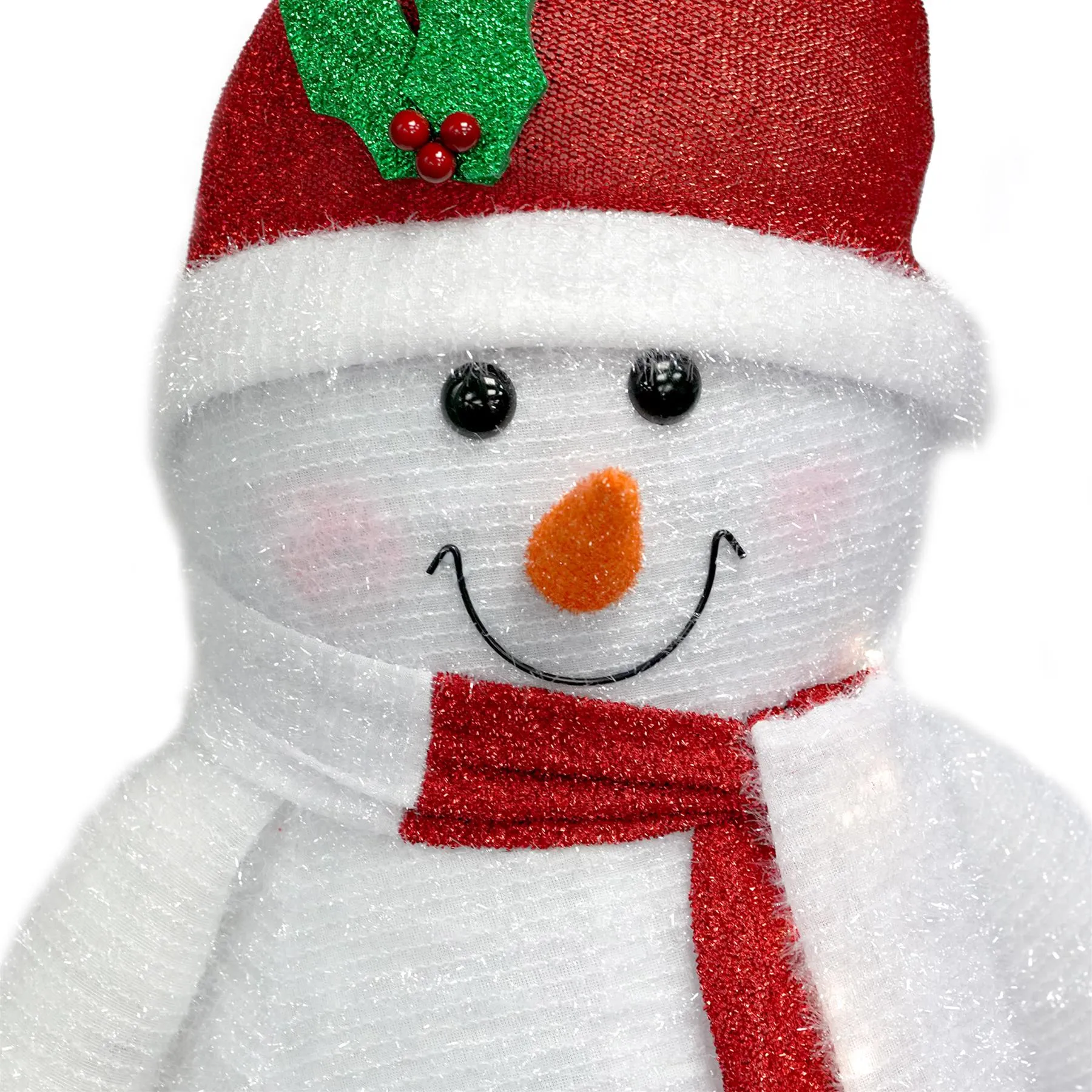 Collapsible Snowman Christmas Decoration with LED lights