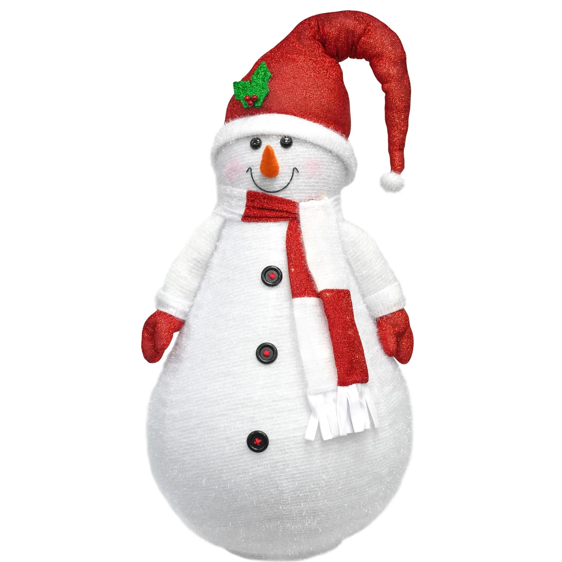 Collapsible Snowman Christmas Decoration with LED lights