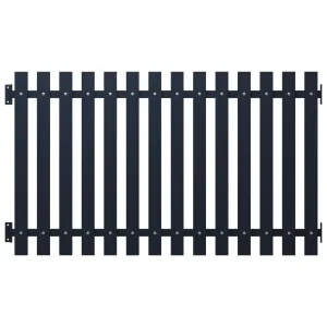 Fence Panel Anthracite 170.5x125 cm Powder-coated Steel