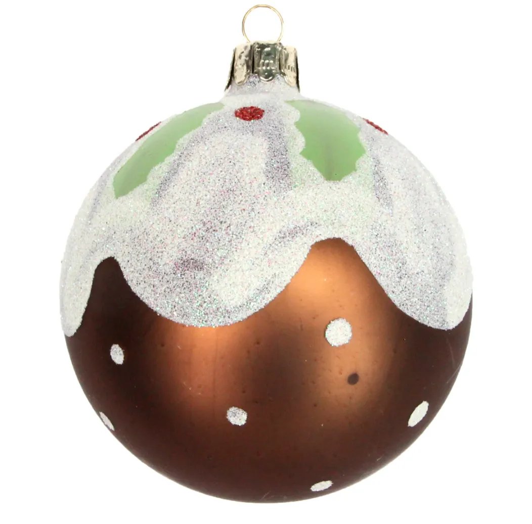 Gisela Graham Christmas Pudding Bauble