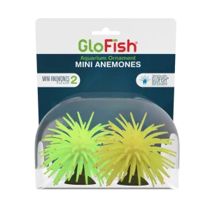 GloFish Anemone Mini Yellow and Green 2 count