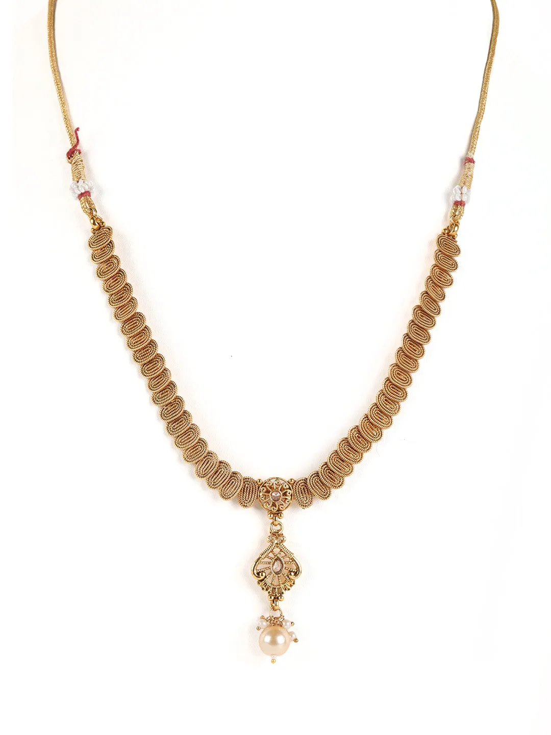 Gold-Plated Handcrafted Traditional Jewellery Set