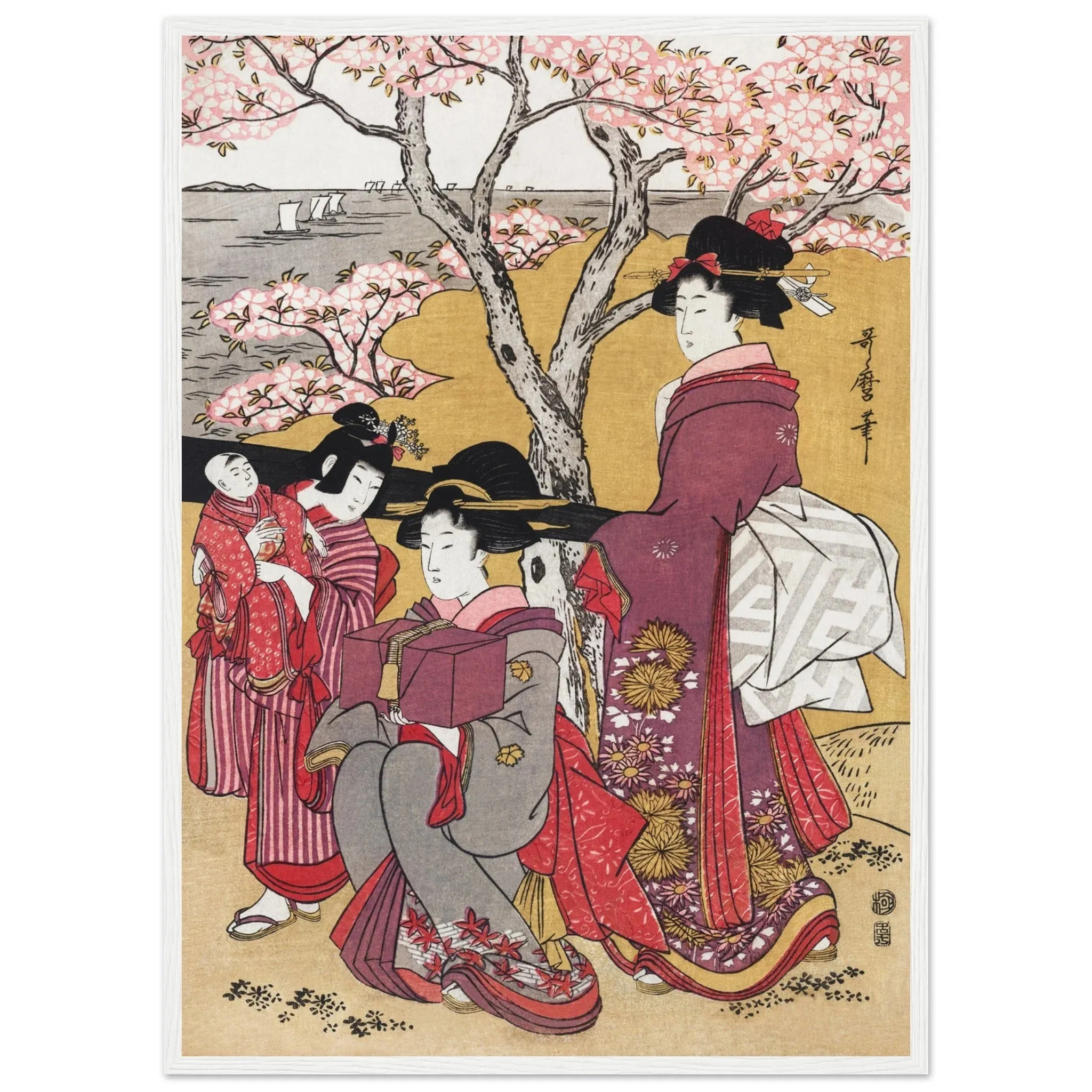 Japanese Geishas Wall Art