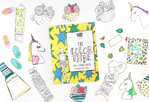 Mya: Aspiring Writer Coloring Book