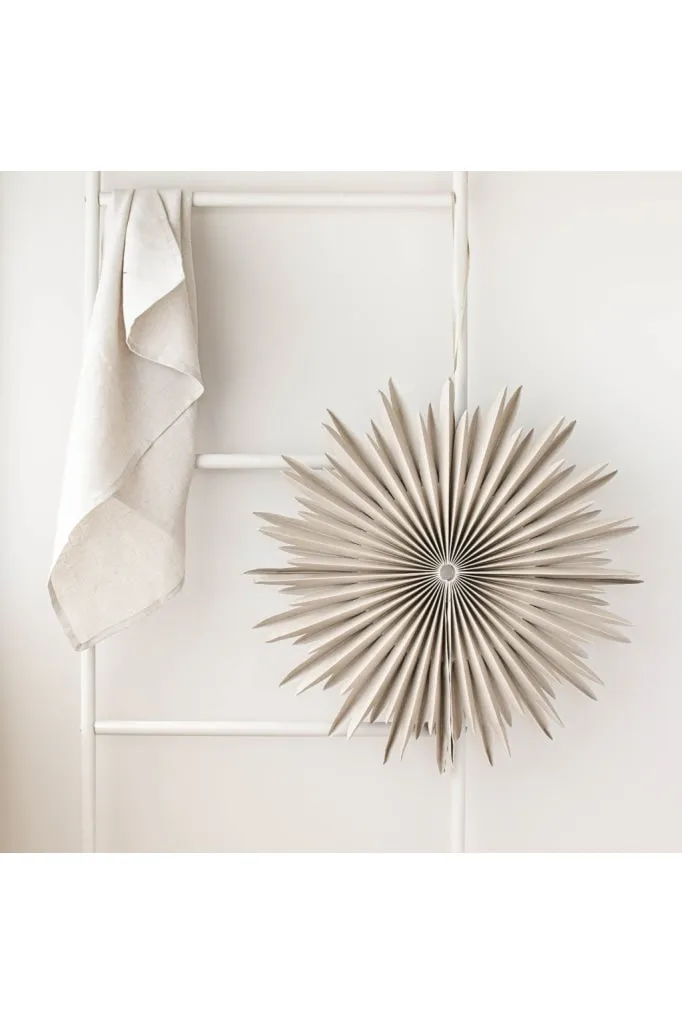 Nordic Rooms - Window & Wall Hanging Star Ornament - 70cm - Linen