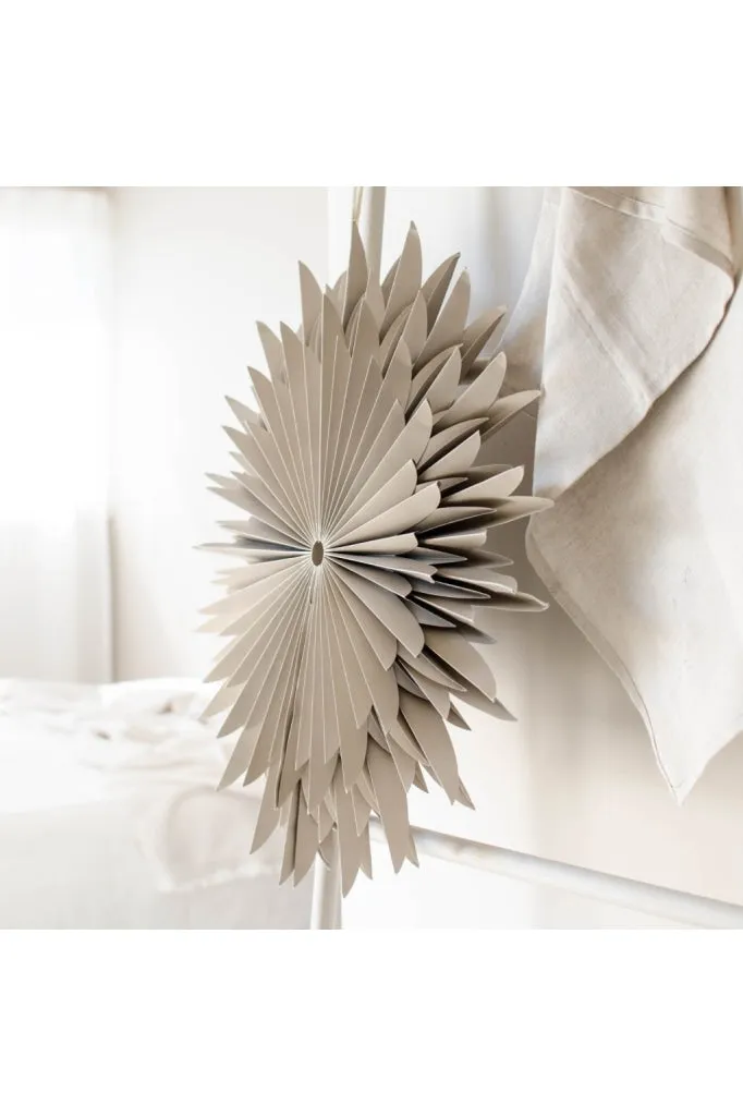 Nordic Rooms - Window & Wall Hanging Star Ornament - 70cm - Linen