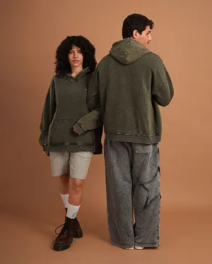 Olive IYS Washed Hoodie