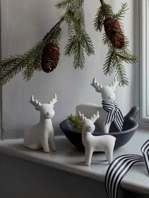 Set of 3 Ceramic Reindeers