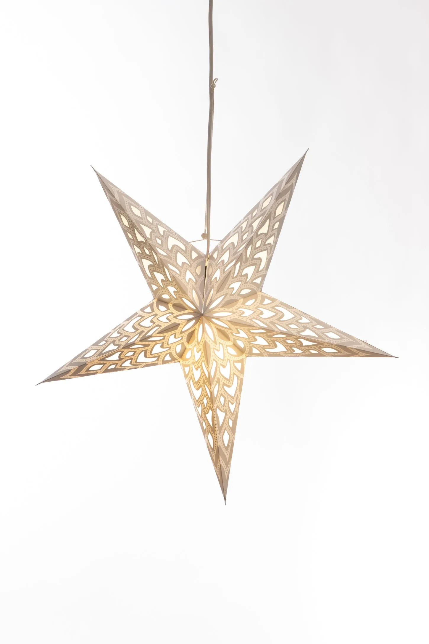 Silver Star Paper Lanterns