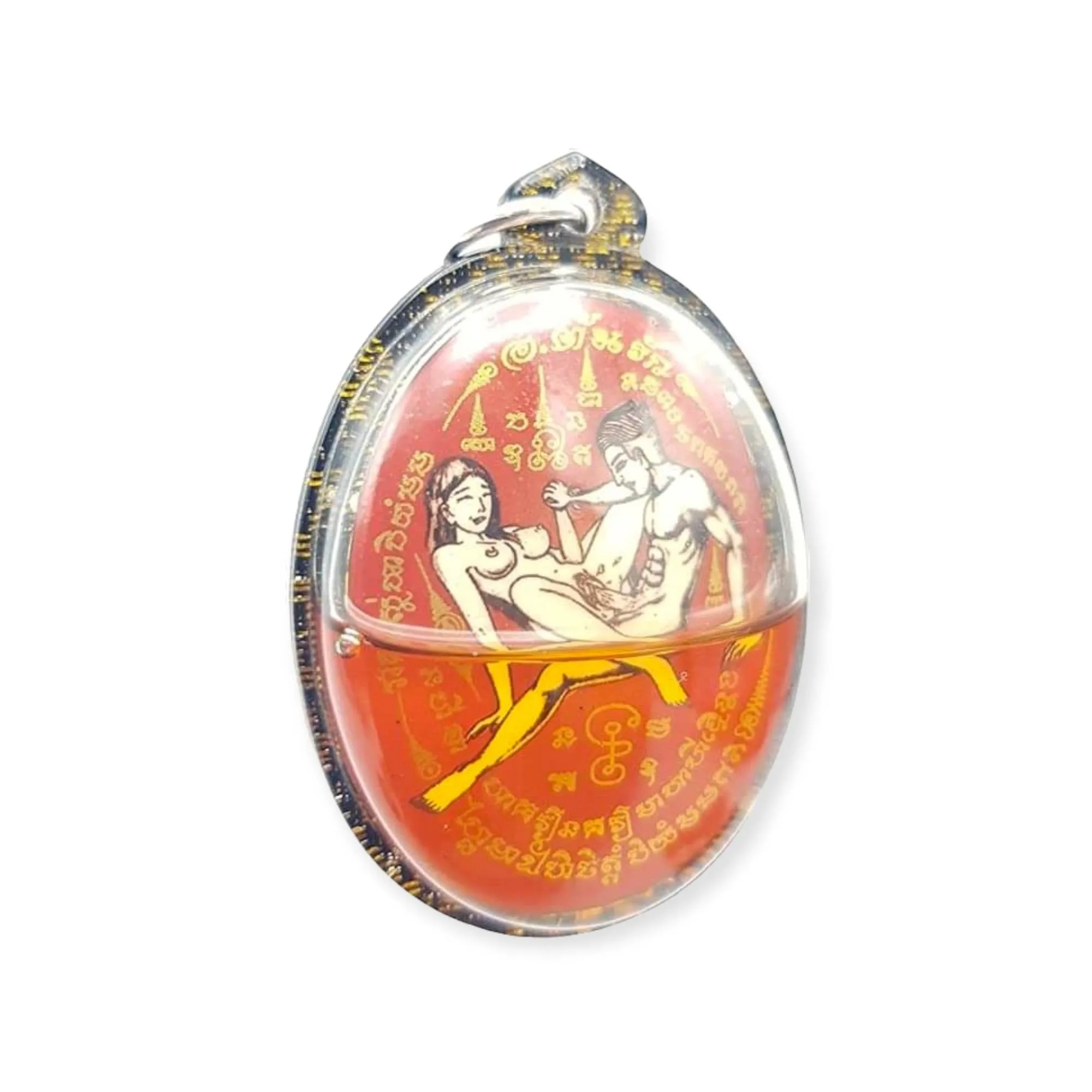 Thai Amulet Authentic Inn Ku Love Locket Mahasaneah Strong Love Attraction Archan Tonrak Lucky Charm Pendant