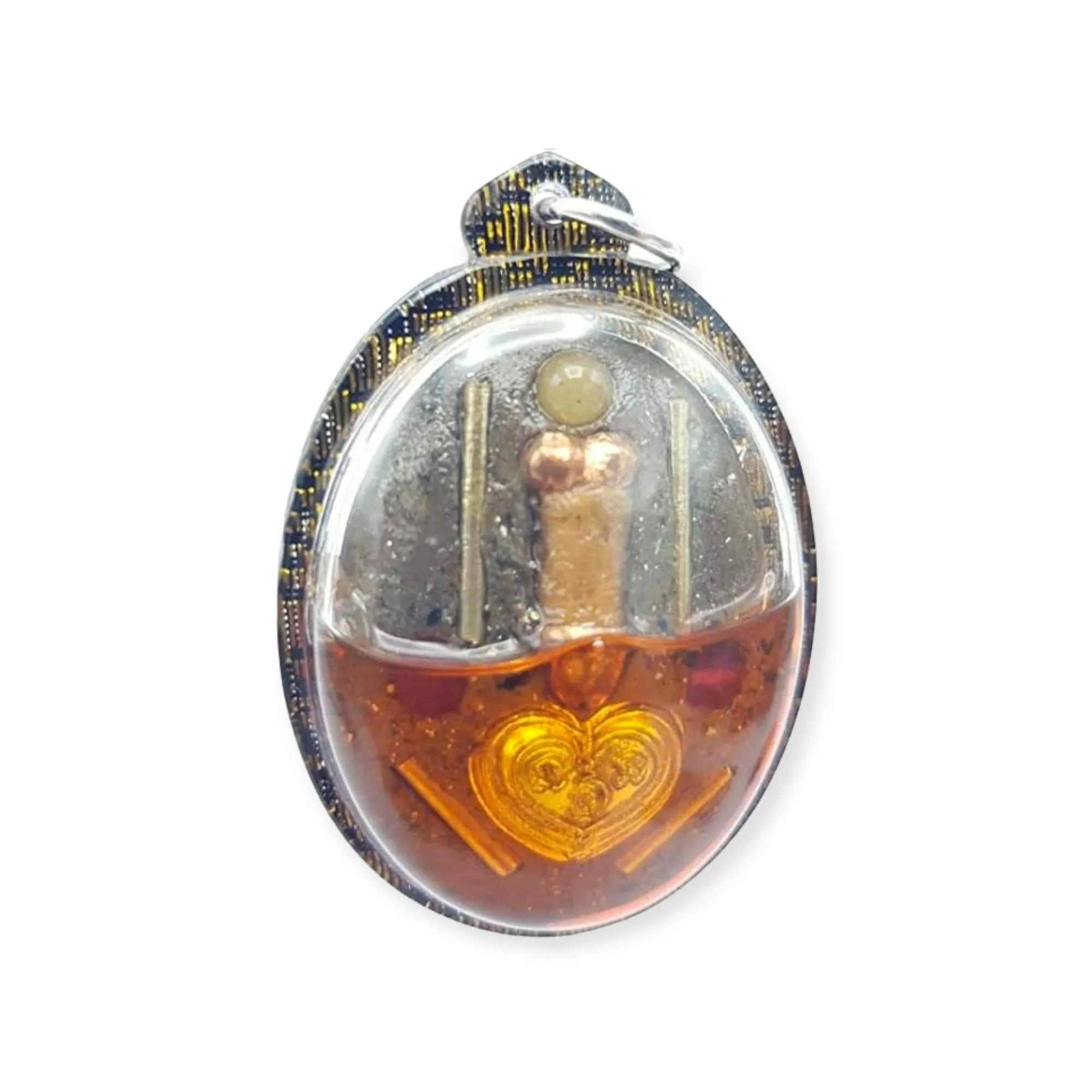 Thai Amulet Authentic Inn Ku Love Locket Mahasaneah Strong Love Attraction Archan Tonrak Lucky Charm Pendant