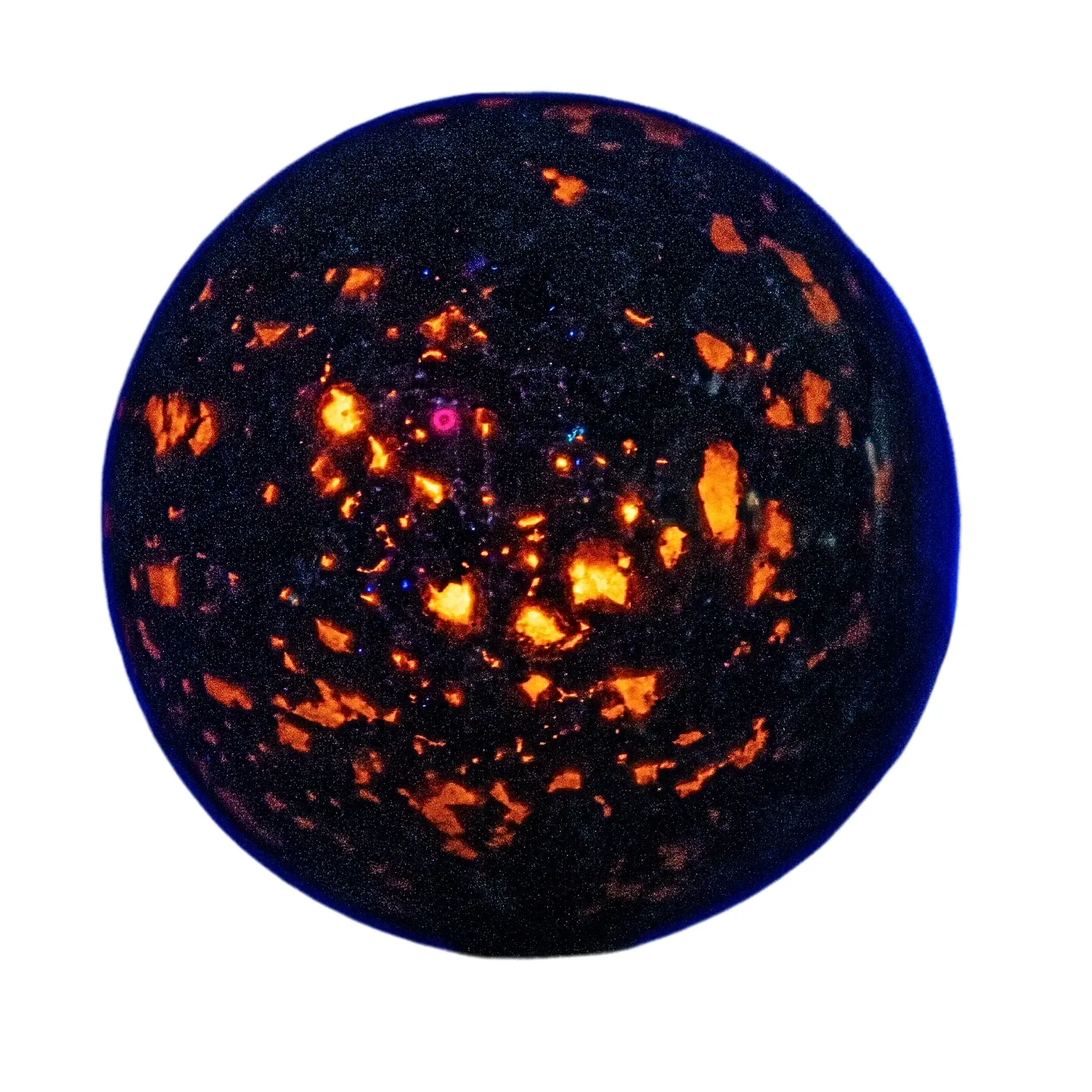 UV Reactive Yooperlite Sphere