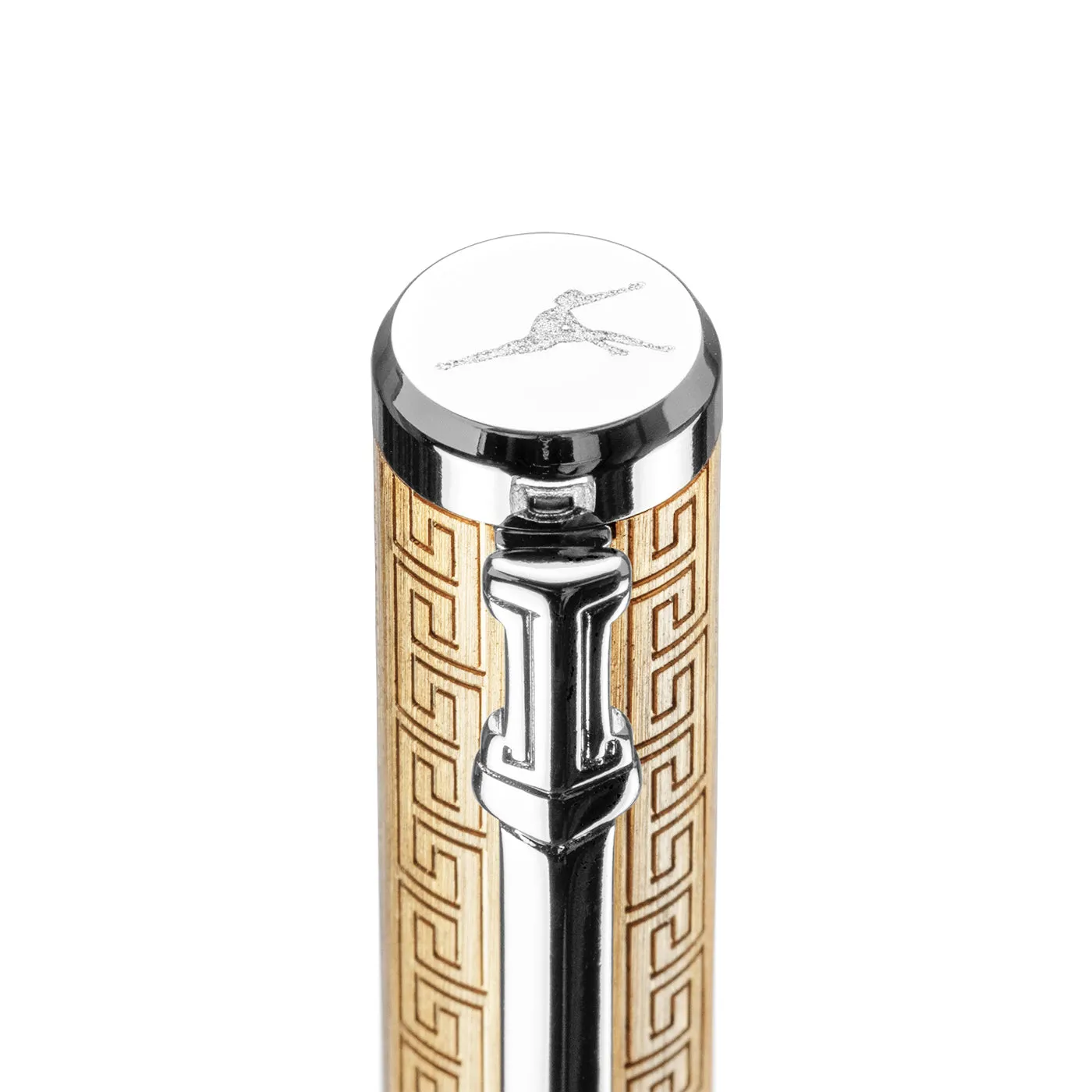 Zhen Shan Ren Wondrous Pen - Gold with Silver Finish 